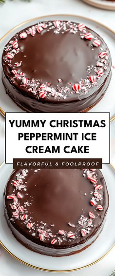 Image for Yummy Christmas Peppermint Ice Cream Cake Peppermint Christmas Desserts, Peppermint Desserts Christmas, Peppermint Chocolate Cake, Christmas Ice Cream Cake, Chocolate Peppermint Cake, Chocolate Ice Cream Cake, Christmas Ice Cream