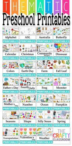 the ultimate homeschool printables for preschool