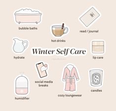 Winter Selfcare, Winter Self Care, 100 Affirmations, Glow Up Guide, Aliexpress Finds, Morning Routine Checklist, Winter Wellness, K Pop Idol, Hygiene Care