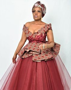 Membeso Dress, African Bride Dress, Sotho Traditional Dresses, African Party Dresses, African Wedding Attire