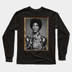 Framed Prince Tee -- Choose from our vast selection of Long Sleeve T-Shirts to match with your favorite design to make the perfect custom graphic Long Sleeve T-shirt. Pick your favorite: Classic or Premium. Customize your color! For men and women. Hip Hop Long Sleeve T-shirt For Fans, Sublimation Print T-shirt For Fall Streetwear, Black Long Sleeve T-shirt With Custom Print, Black Pop Culture Tops With Custom Print, Black Pop Culture Top With Custom Print, Long Sleeve Custom Print Fan Apparel T-shirt, Custom Print Long Sleeve Fan T-shirt, Custom Print Long Sleeve Fan Apparel T-shirt, Long Sleeve Fan Apparel T-shirt With Custom Print