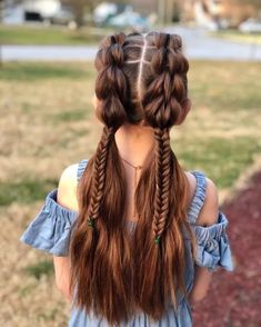 Girls School Hairstyles, Party Hairstyle, Kids Hairstyle, Easy Little Girl Hairstyles, Girly Hairstyles, Cool Hairstyles For Girls, Hairstyles Design, Girl Hair Dos, Girls Hairstyles Easy