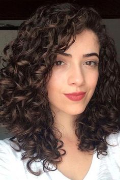 Hair Without Heat, Haircuts Ideas, Medium Curly, Long Face, 100 Human Hair Wigs, Curly Bob Hairstyles, Curly Hair Cuts, Long Curly Hair