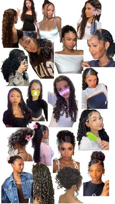 Middle School Black Hairstyles, Curly Hairstyles Images, Curly Hairstyles 2024 Trends, Cute Hairstyles Curly Hair Natural Curls, How To Wear Curly Hair, Winter Hairstyles Curly Hair, Big Forehead Hairstyles Curly Hair, Cute Hairstyles For Short Hair Curly, No Gel Hairstyles