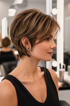 Pixie Haircut Trends for 2025: Inspiring Styles for Every Face Shape and Hair Type Pixie Haircuts For Black Women, Tousled Pixie, Tousled Layers, Brown Pixie, Peach Hair Colors, Platinum Blonde Pixie, Pixie Haircut Ideas, Cinnamon Hair, Haircuts For Black Women