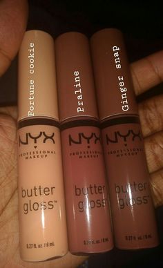 Nyx Butter Gloss Praline, Nyx Butter, Nyx Butter Gloss, Butter Gloss, Makeup 101, Brown Skin Makeup