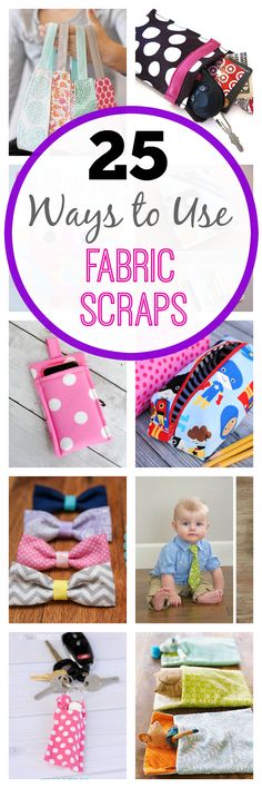 25 ways to use fabric scraps