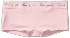 Pink Stretch Seamless Sleepwear, Pink Boyshorts, Pink Boy, Buy Logo, Pink Logo, Pink Love, Boy Shorts, Waist Band, Vs Pink