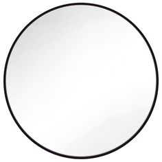 Kit 30 In. Round Midnight Black Wall Mirror - Bees Lighting