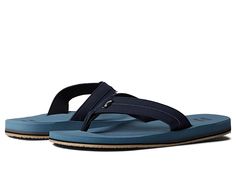 Billabong All Day Impact Sandal - Men's Sandals : Smoke Blue : Keep your eyes towards the sand with the beach-ready Billabong All Day Impact Sandals! Water resistant. Flip-flops with faux-nubuck uppers and SBR padding. Anatomically correct POE footbed. Hexagon textured insole for increased traction. Arch cookie and tapered heel wedge. TPR injected outsole for durable wear. Imported. Measurements: Weight: 6 oz Product measurements were taken using size 12, width M. Please note that measurements m Men's Sandals, Beach Ready, Heels & Wedges, Mens Sandals, The Sand, Billabong, Mens Flip Flop, Flip Flops, Wedges