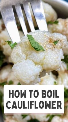 How To Boil Cauliflower How To Cook Fresh Cauliflower, How To Cook Cauliflower On The Stove, Boiled Cauliflower Recipes, Blanching Cauliflower, Boiled Cauliflower, Cooking Fresh Broccoli, Boil Cauliflower, How To Cook Cauliflower, Raw Cauliflower