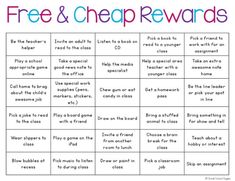 the free and cheap reward game for teachers to play with their students in class or home