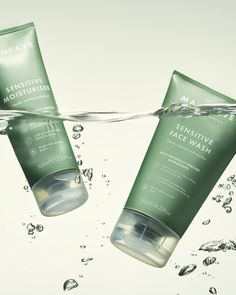 Your ultimate solution for nourished and hydrated skin. Specifically designed for men with sensitive skin, this high-performance moisturiser combines nature's finest ingredients with cutting-edge technology to deliver exceptional results. + Aloe Vera + Cucumber + White Tea + Shea Butter Dermatologically tested and free from harsh chemicals, making it safe and gentle for daily use. LIGHTWEIGHT + NON-GREASY ✅ Vegan Friendly + Cruelty Free ✅ Sulphate Free Formua ✅ Naturally derived ingredients ✅ Pa Face Wash Packaging Design, Face Wash Photography, Moisturizer Packaging, Skin Care Design, Sensitive Face Wash, Men Face Wash, Skin Care For Men, Regular Skin Care Routine, Face Wash For Men