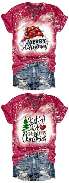 Christmas Shirts Women, Hope Johnson, Christmas Sweatshirt Ideas, Xmas Clothes, Primitive Table, Merry Christmas Yall, Christmas Apparel, Holiday Crafts Christmas