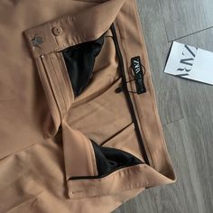 Brand New With Tags! Comfy And Sophisticated. Wide Leg Work Pants, Zara Jumpsuit, Leg Work, Zara Pants, M Pants, Work Pants, Pant Jumpsuit, Wide Leg, Zara