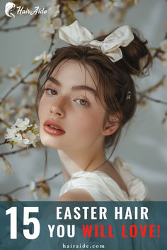 Hop into the festivities with these charming Easter hairstyles, guaranteed to bring joy and cheer to your holiday celebrations. Hair Color Pastel, Hairstyles For Medium Hair