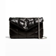 Ysl Crossbody, Ysl Crossbody Bag, Metallic Leather Bag, Ysl Bags, Quilted Crossbody Bag, Mini Quilt, Saint Laurent Bag, Wallet Chain, Wallet Bag