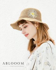 "Stay shaded in the sun in this so cool, vintage-inspired sun hat featured in a textured straw design with a downturned, shady brim. This Floral Straw Hat provides ample sun protection; perfect for any summer activity - beach, traveling, vacation. ❥MATERIAL❥ 100% Handmade Floral Embroidered Paper Straw Material ❥ADJUSTABLE DESIGN❥ Size is adjustable by an inside adjuster to make it smaller if needed. ❥EASY-TO-CARRY HAT❥ It can be crushed, packed and folded, making them more space-saving. ❥DIMENS Adjustable Summer Hats For Picnic, Summer Straw Boater Hat For Picnic, Summer Curved Brim Boater Hat For Picnic, Summer Picnic Boater Hat With Curved Brim, Straw Boater Hat For Spring And Summer, Woven Straw Hat With Curved Brim For Spring, Wide Brim Sun Hat For Garden Party In Summer, Spring Straw Hat With Woven Curved Brim, Summer Boater Hat For Spring Picnic