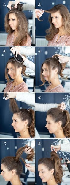 How to do a perfect high ponytail (I don't know about effortless) Perfect Ponytail, Ponytail Hairstyles Easy, A Ponytail, Peinados Fáciles Para Cabello Corto, Penteado Cabelo Curto, Great Hair, Hair Dos, Ponytail Hairstyles, Trendy Hairstyles