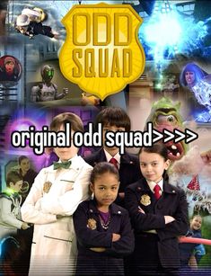 the odd squad poster has an arrow pointing to it