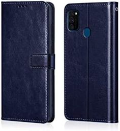 an image of a blue leather case for the lg g4