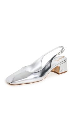 PRICES MAY VARY. Sam Edelman Terra Slingback The low block heel and slingback of our Terra's combine for an effortlessly chic look Block heel Mirrored finish , Slingback strap with buckle Silver Block Heels, White Sandal, Dressy Hats, Leather Mirror, Heels White, White Sandals Heels, Sandal Heels, Kitten Heel Pumps, Mary Jane Heels