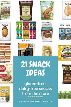 the 21 snack ideas for gluten - free dairy - free snacks from the store