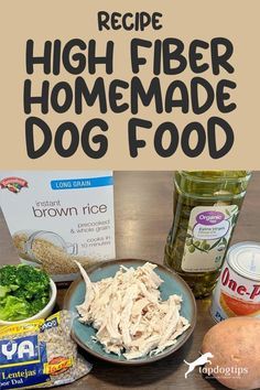 the recipe for high fiber homemade dog food