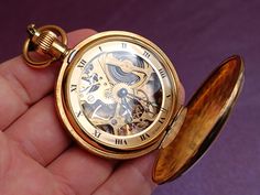 17 Rubis Gold Filled Pocket Watch, Hand Manual Winding, Mechanical Watch, Vintage Watch, Pocket Watch, Retro Pocket Watch, France The watch is in working condition. Diameter 49 mm Weight 84g You can buy our other unique antiques by clicking on the link to our store: https://www.etsy.com/shop/AntiqueVintaBoutique *Dear customers, please do not forget that you are purchasing antique and vintage items, both brand new and used. Before making a purchase, see the photos and read the description. If ne Self-winding Watch With Round Dial As Gift, Self-winding Watch As Gift, Watch Pocket, Watch Vintage, Unique Antiques, Mechanical Watch, Vintage Watches, Pocket Watch, Jewellery And Watches