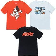 Give your little one the gift of Disney magic with this cute and stylish Disney Mickey Mouse Short Sleeve Graphic T-Shirt. Your child will look and feel so adorable in gear featuring their favorite mouse-ear friend. With such an iconic, timeless and classic character on their side, your little one is sure to shine! Size: 7-8.  Color: Multicolor.  Gender: male.  Age Group: kids. Mickey Mouse Donald Duck, Mickey Mouse Shorts, Classic Artwork, Disney T, Shirts Black, Disney Fan, Disney Tshirts, Screen Printing Designs, Toddler Boy Outfits