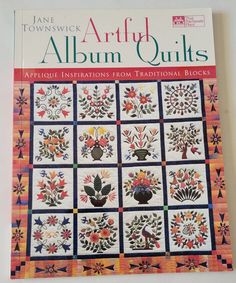 the front cover of an artful quilt book