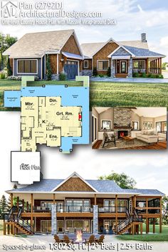 two story house plans with open floor plan