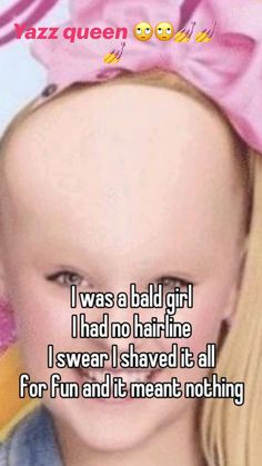 Bald Girl, Funny Cartoons Jokes, Funny Pix, Crazy Funny Pictures, Relatable Post Funny, Extremely Funny Jokes, Very Funny Pictures, Jojo Siwa, Real Funny Jokes