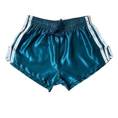 I am offering you a beautiful, high-gloss nylon sports shorts with elastic band. Without inner briefs. Ideal for sports and leisure. 1 potash The material Polyamide/nylon: 100% Colors Turquoise with white stripes Care instructions: These sports trousers are machine washable at 40oC. Luxury Nylon Shorts, Cheap Cheerleading Athletic Shorts, Cheap Stretch Athletic Shorts For Cheerleading, Cheap Sporty Shorts For Cheerleading, Cheap Athletic Shorts For Cheerleading In Summer, Cheap Retro Sports Shorts, Shorts Collection, Sporty Shorts, Style Sportif