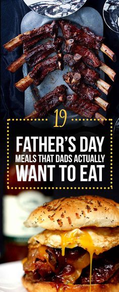 father's day meals that dads actually want to eat