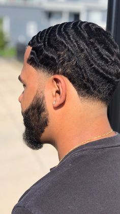 Wave Haircut, Black Hair Fade, Temp Fade Haircut, Types Of Fade Haircut, Taper Fade Curly Hair