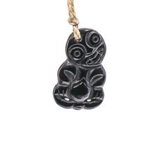 Hand carved Black Agate Tiki Pendant Size: 2.8cm  (28mm). (1.18") L  For those who like smaller sized pendants. I put this on a traditional style, sliding double slip knot, cord that can be adjusted to a variety of lengths. The tiki is regarded as a teacher and a symbol of fertility, clarity, strength of character and as a good luck charm. Black agate symbolizes positivity, peace and balance. Thank you for your interest, P.JoAe Peace And Balance, Slip Knot, Luck Charm, Luck Charms, Black Agate, Black Onyx, Traditional Style, Pendant Necklaces, Necklace Etsy