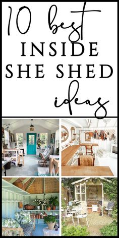 the top ten best inside she shed ideas