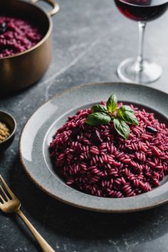 A photo of a  Beetroot Risotto a Risotto Recipes Beetroot Risotto, Simple Recipe