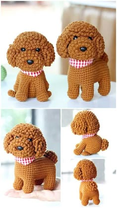 crocheted poodle stuffed animal pattern