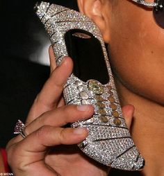 This was the world's most expensive mobile phone (2007). The shimmering handset is encrusted with diamonds and is worth a staggering one million dollars. The pricey phone was on display at the Salon Top Marques exhibition in Monte Carlo, Monaco. Expensive Things, One Million Dollars, Luxe Life, Million Dollars, Shine Bright Like A Diamond, One Million, Million Dollar, Most Expensive, Girls Best Friend