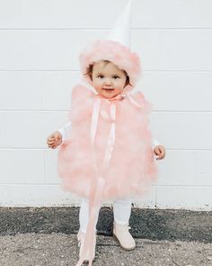 Cotton Candy Costume Diy, Diy Cotton Candy Costume, Costume Toddler Girl, Diy Cotton Candy, Candy Halloween Costumes, Cotton Candy Costume, Candy Costume