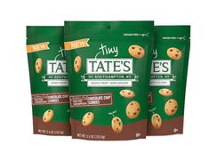 three bags of tate's chocolate chip cookies