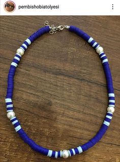 Heishi Bead Necklace Ideas, Collier Heishi, Teen Necklace, Jewelry Preppy, Teen Necklaces, قلادات متدلية, Fimo Jewelry, Friendship Bracelets With Beads