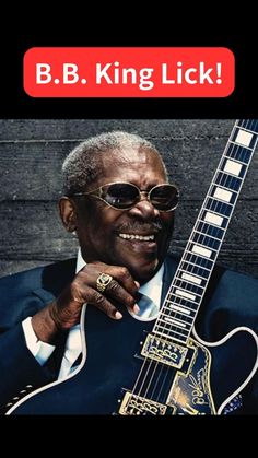 B.B. King lick! #bbking #bluesguitar #guitartabs Eric Cantona, Guitar Posters, Bb King, Blues Guitar, Rock N’roll, Ellie Goulding, Jazz Blues, Blues Music, Mötley Crüe