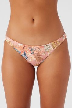 Get ready for beach days. This is our best-selling medium coverage bikini bottom that has a single strap design and allover print. O'Neill Women's bikini bottom Medium coverage Single side strap design Clean finish Allover print 82% Recycled Polyamide, 18% Elastane Tactel | O'Neill Women's Punta Tropical Rockley Classic Bottoms in Canyon Clay, Size 2XL, Elastane/Polyamide Cheeky Swimsuit Bikinis, Suits Series, Loungewear Outfits, Spring Suit, Girl Beanie, Womens Wetsuit, Denim Sweater, Swim Sets, Triangle Bralette