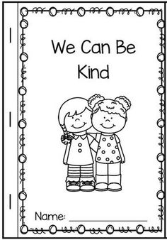 we can be kind coloring page