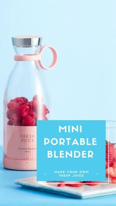 MINI PORTABLE BLENDER Portable Juicer, Mixer Grinder, Smoothie Blender