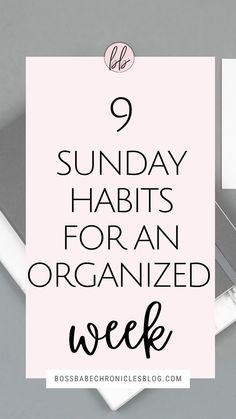 Here are 9 Sunday habits for a productive and organized week. Try these Sunday habits out for yourself! How to get ready for the week. What to do on Sunday for a successful week. Self Improvement Motivation, Healthy Life Tips, Sunday Habits, How To Be More Organized, Getting Organized At Home, Sunday Routine, Productive Habits, Productive Things To Do, Get Things Done