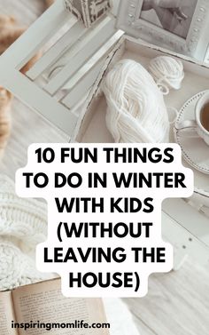 Check out InspiringMomLife.com for: 10 Fun Things To Do In Winter With Kids (Without Leaving Home) | Parenting Tips | Parenting Advice Things To Do Inside, Activities To Do With Kids, Things To Do In Winter, Metal Health, Parenting Girls, Parenting Boys, Things To Do At Home, Mindful Parenting